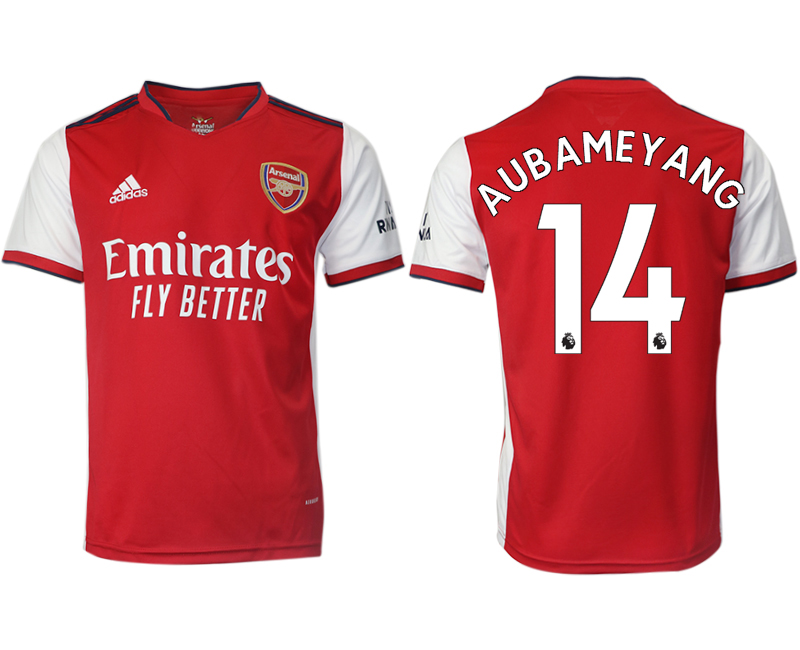 Men 2021-2022 Club Arsenal home aaa version red #14 Soccer Jerseys